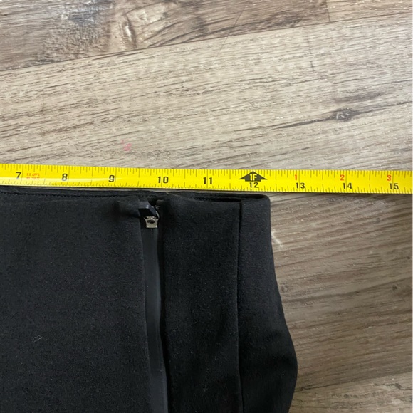 Zara Pants Womens X-Small Black Pleated Front Zip Spandex Dress Casual Pants - Picture 4 of 8